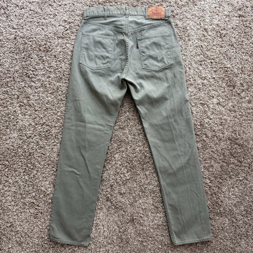 Vintage 60’s Levi’s Big E 911K Californians Sage Green / Grey Men’s Size 31x32